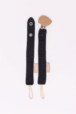 Raven - Pacifier Clip Set