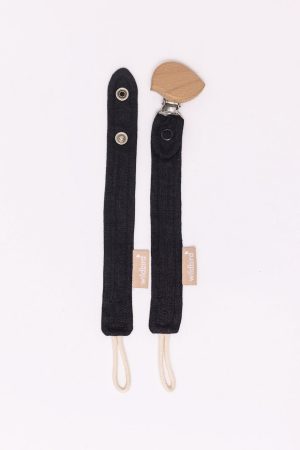 Raven - Pacifier Clip Set