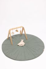 Acadian/Dove - Linen Quilted Playmat