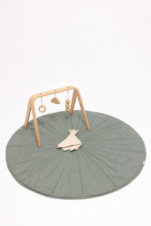 Acadian/Dove - Linen Quilted Playmat