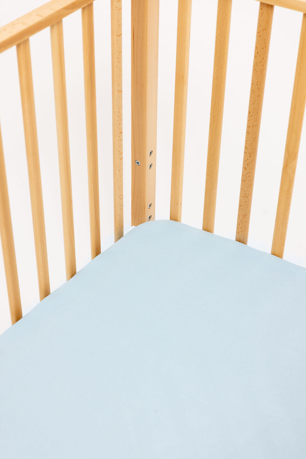 Dove - Linen Crib Sheet - Image 2