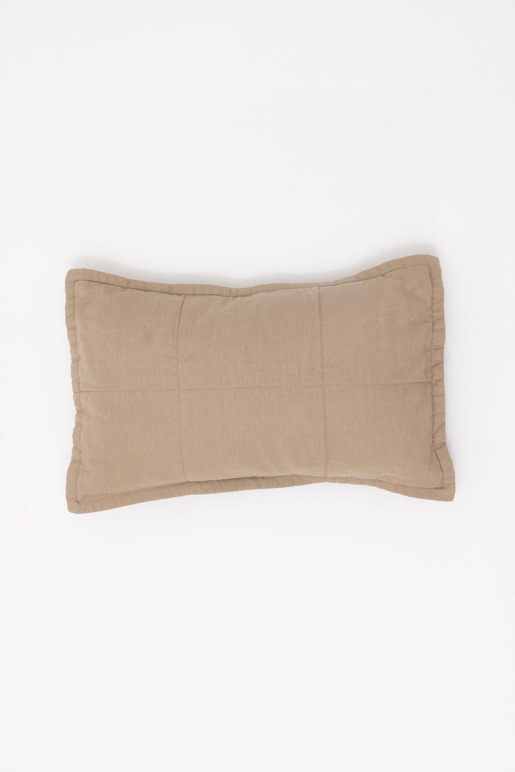 Desert Lark - Linen Quilted Sham & Pillow