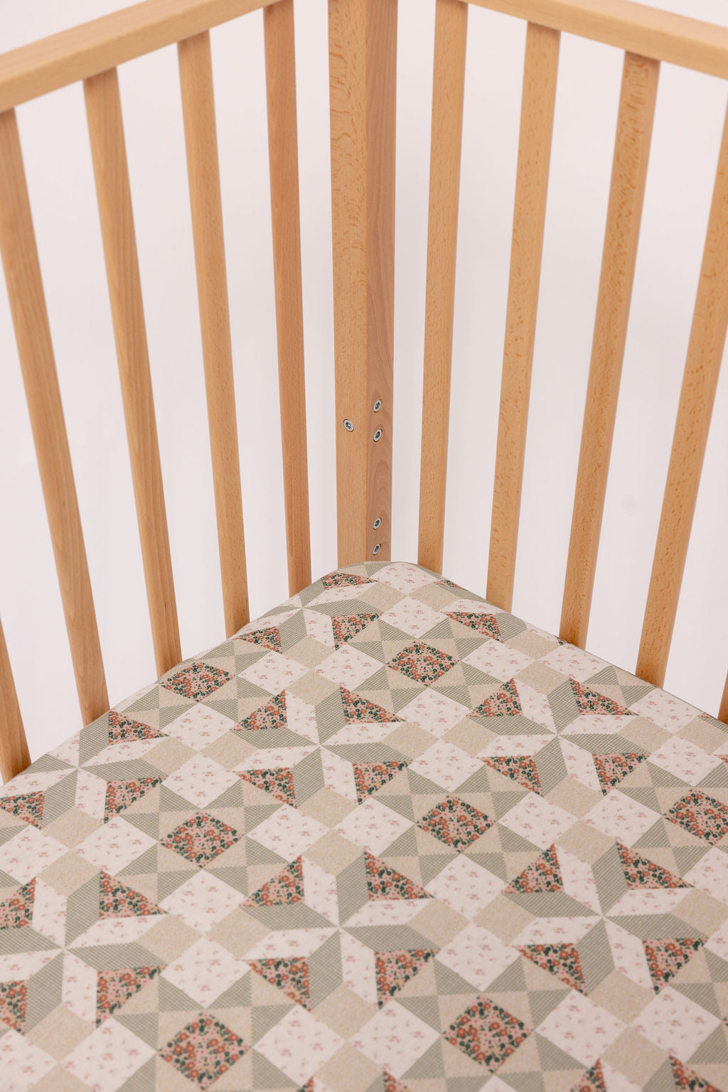 Bee - Linen Crib Sheet - Image 2